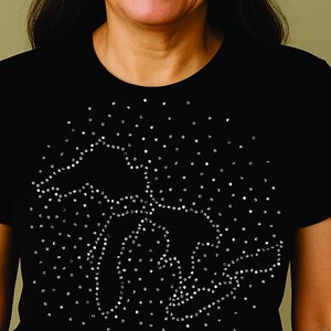 Große Seen Strass Vorlage SVG | SS10 New Jersey USA Design | PNG DXF Digital Download für Cricut Silhouette | Seekarte Sparkle