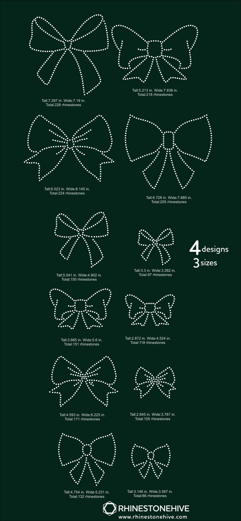 Download Ribbons mega pack rhinestone templates digital download ...
