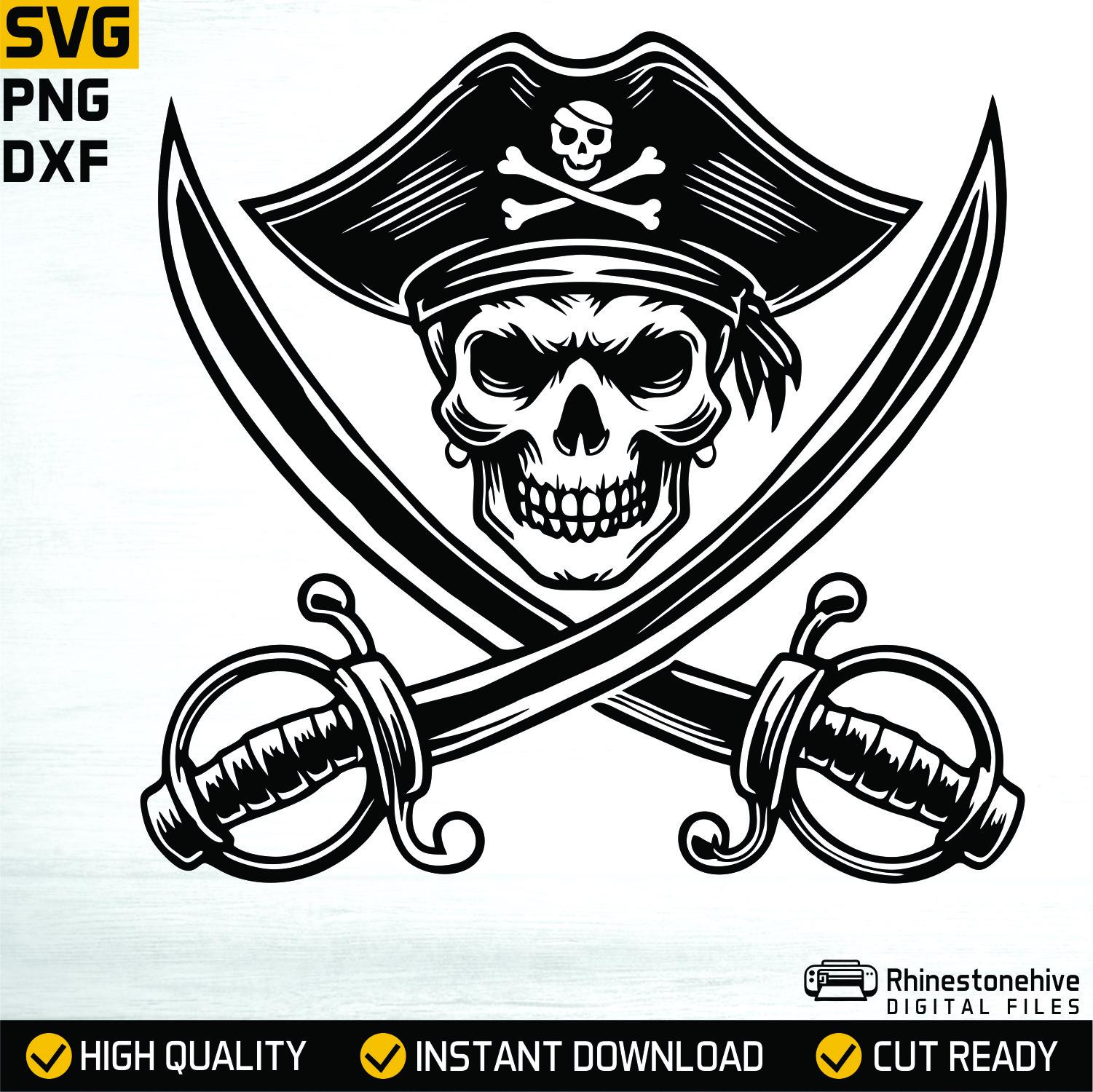 Pirate Skull And Crossed Swords