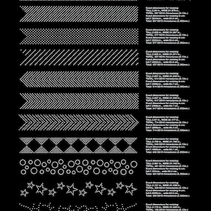 22 plantillas de diamantes de imitación para lazos de porristas, 22 pulgadas de largo, cola en V, 3 pulgadas, varios patrones de diamantes de imitación, descarga digital, svg, eps, ai, png, dxf