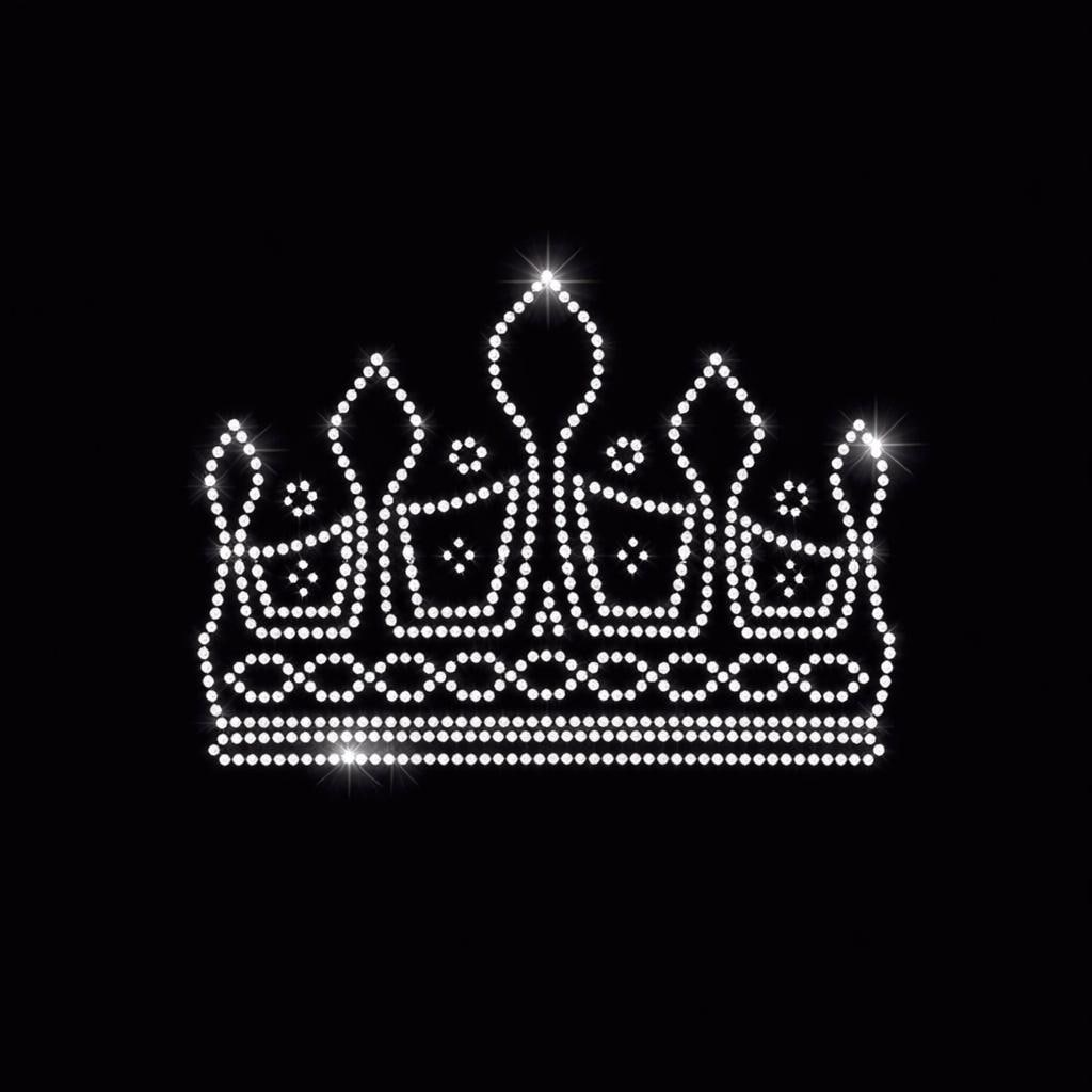 Rhinestone Crown Template, Wide Design (digital Download) - Etsy