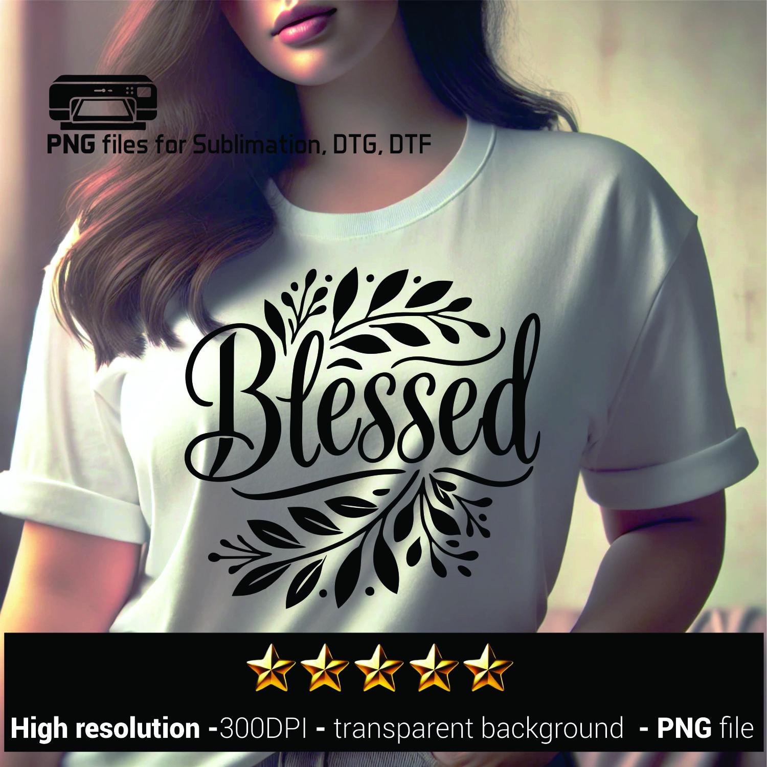 Very Blessed Script Blessed Floral Script SVG – Christian Home Decor (digital Download) - Etsy