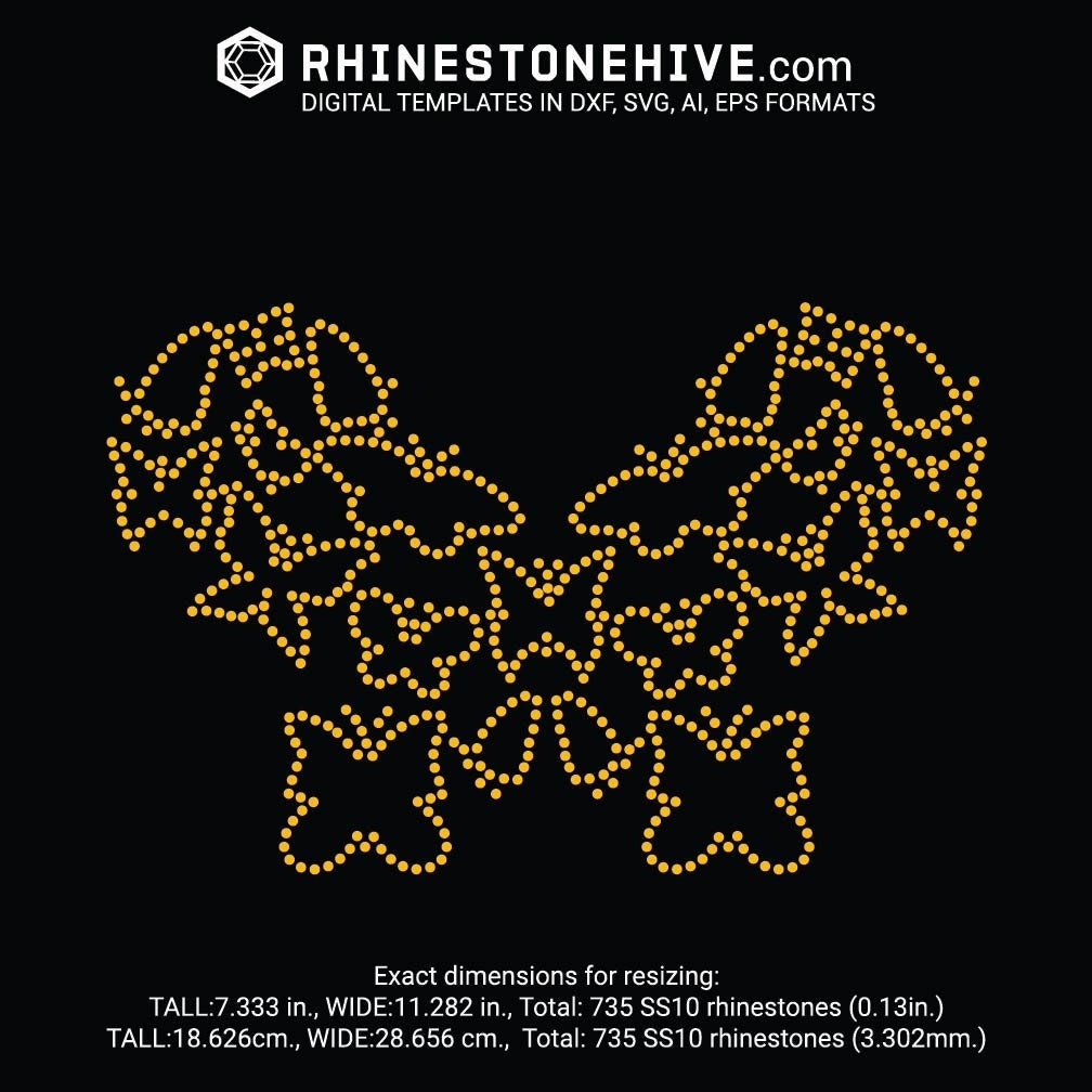  HT-Rhinestone Flock Stencil Adhesive 20 x 1 Yard