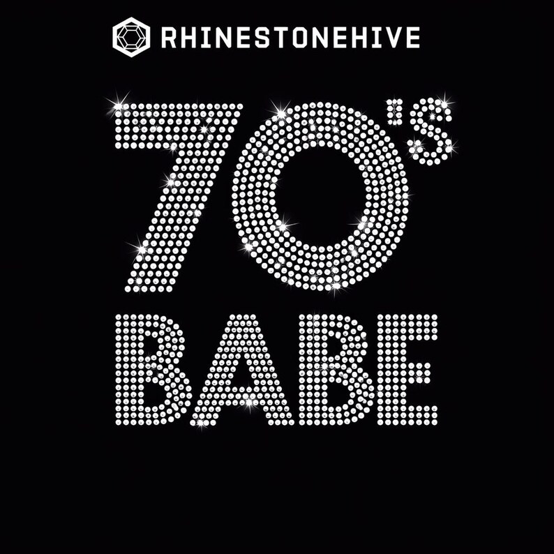 70's BABE Rhinestone Templates Digital Download, Svg, Eps, Png, Dxf - Etsy