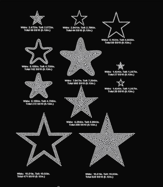 Rock Star SVG Rhinestone Artwork