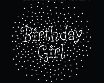 Birthday Rhinestone Template | Etsy