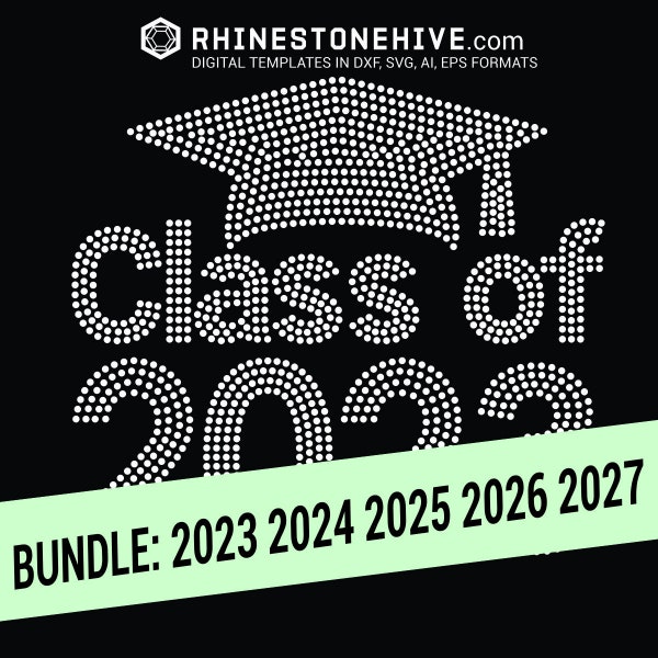 Class of 2023 Rhinestone Etsy