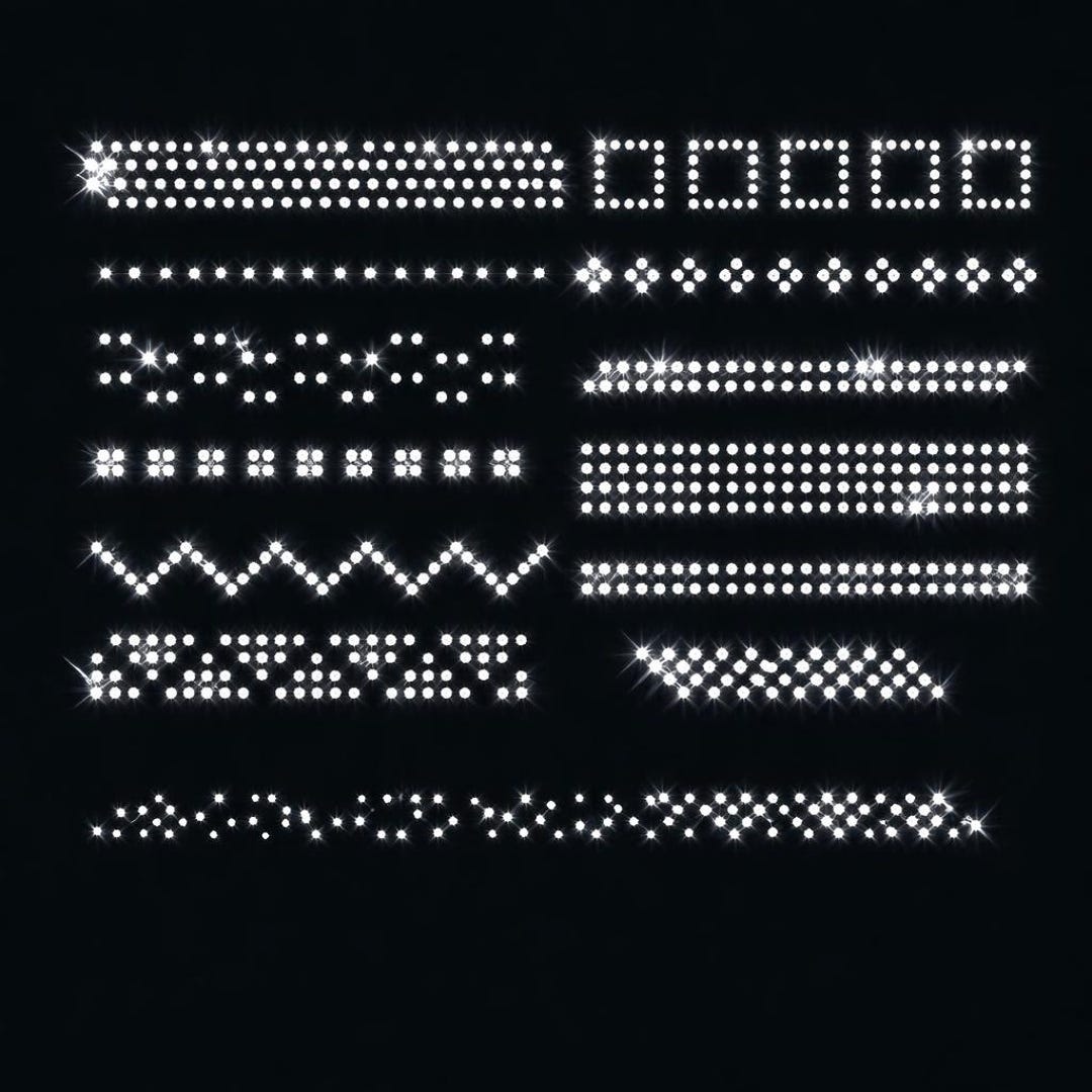 Square Rhinestone Template for 6mm Stones (digital Download) - Etsy