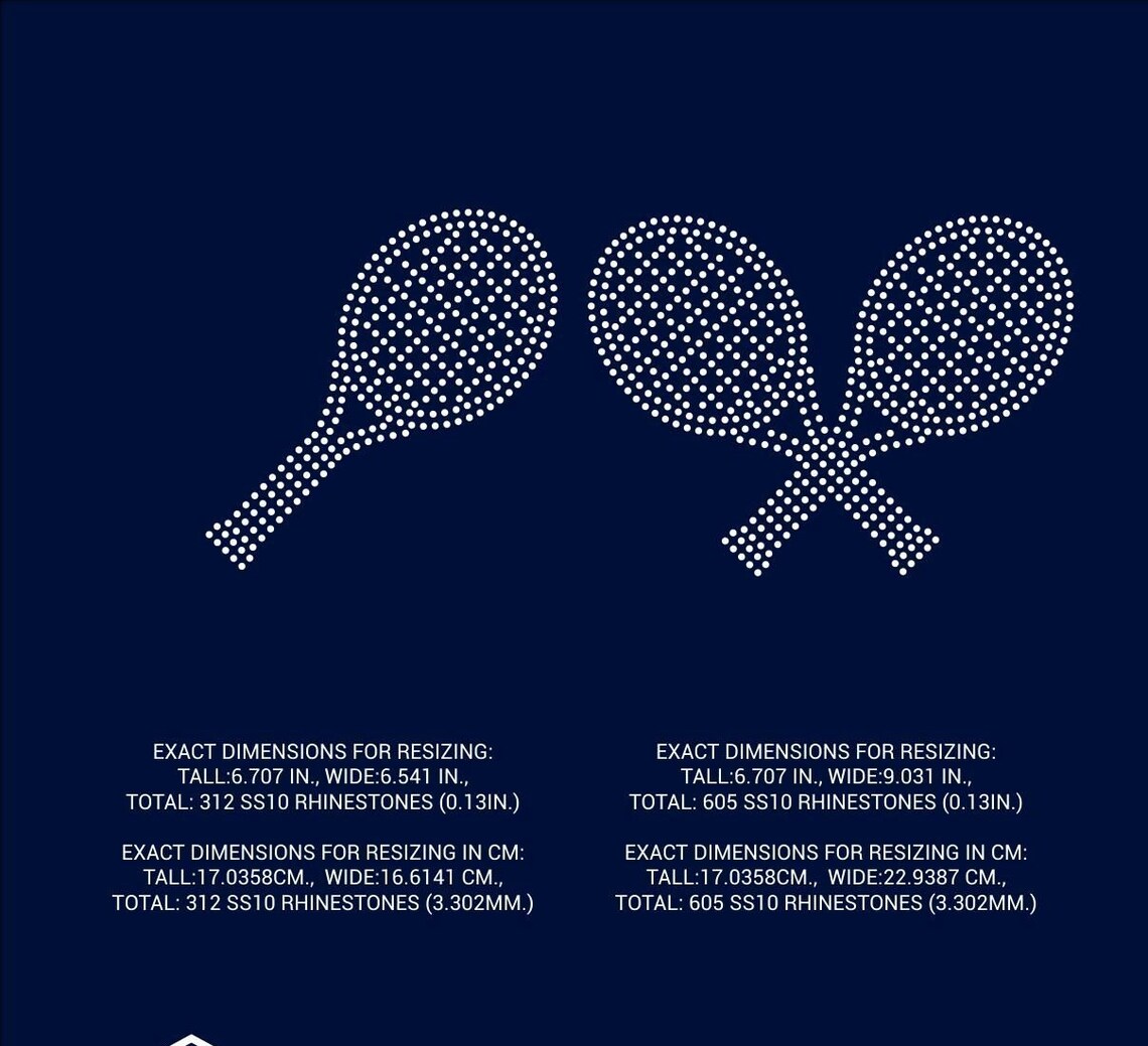 Rhinestone Racket Icon Tennis Racket Rhinestone Template Digital Download, Svg, Eps, Png, Dxf ...