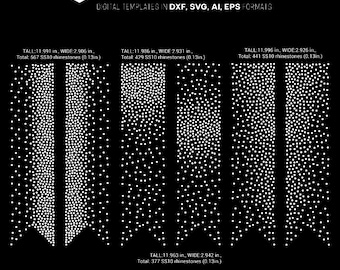 Gradient fill Bows Rhinestone Template, V tail, 3 inch rhinestone digital download, svg, eps, png, dxf