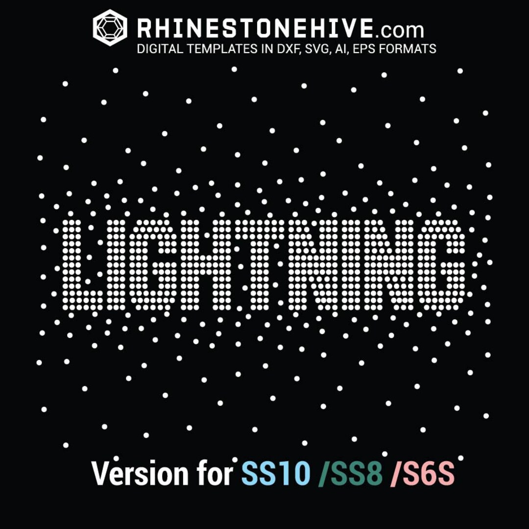 LIGHTING 3sizes Ss6 Ss8 Ss10 Rhinestone Templates - Etsy