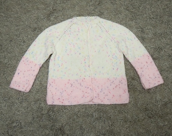Hand knitted Baby Cardigan, Baby Cardigan with Buttons, Warm Toddler Jumper, Infant Cardigan, Size: 1-2 years, Birthday Gift, Christmas Gift