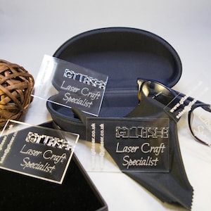 Personalisierte B business Cards, personalisierte, lasergravierte Acryl Visitenkarten, einseitige, lasergravierte Visitenkarten, Einzigartige Acrylkarten