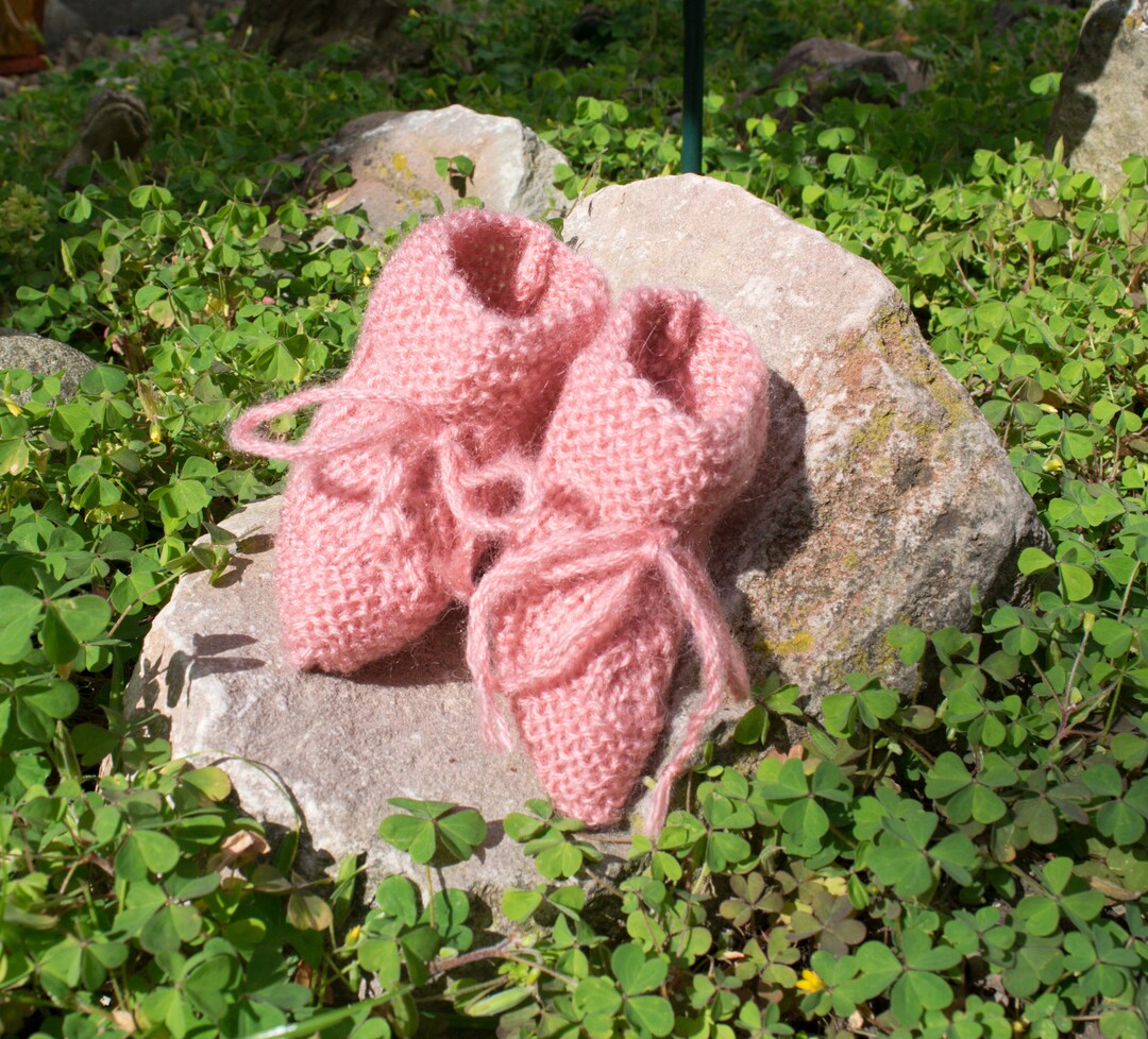 knitted baby booties uk