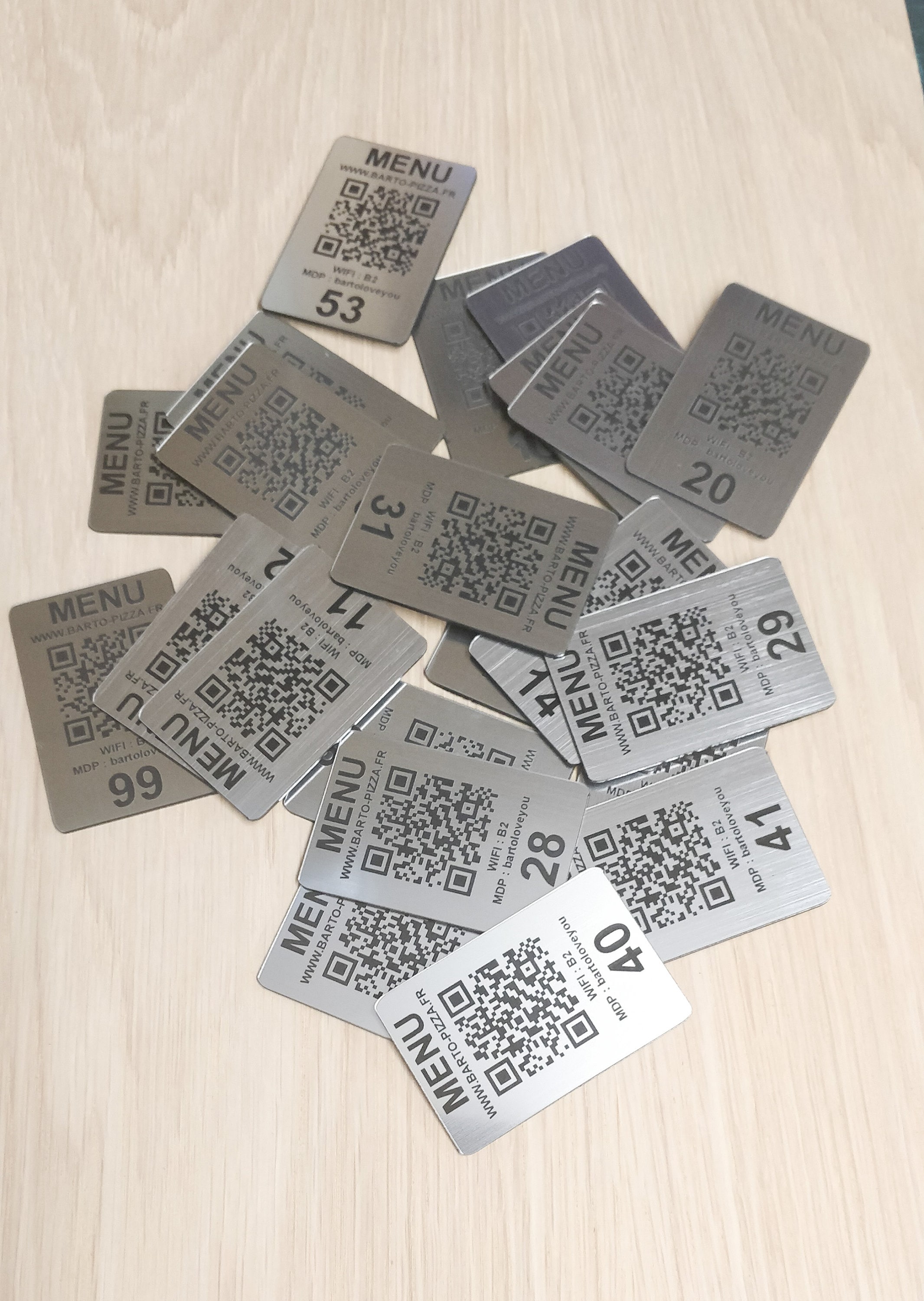 Custom Laser Engraved QR Code Custom Discs 60 X 40 Mm Etsy UK