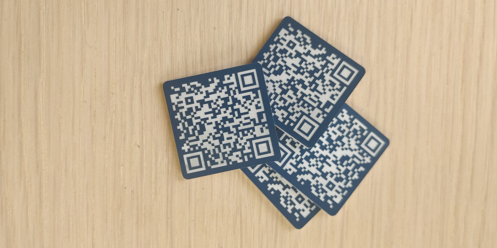 40 Mm Square Custom Laser Engraved QR Code Custom Discs Etsy UK