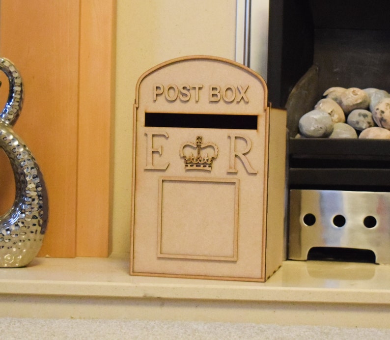 Wedding Post Box MDF Craft Kit Royal Mail Cards Post Box Etsy UK