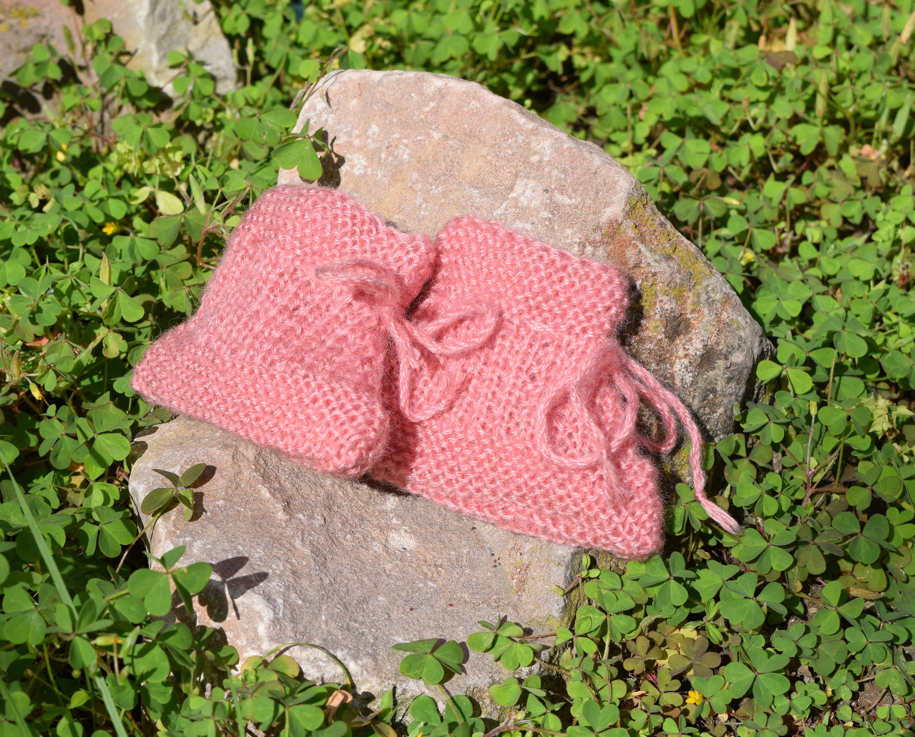 knitted baby booties uk