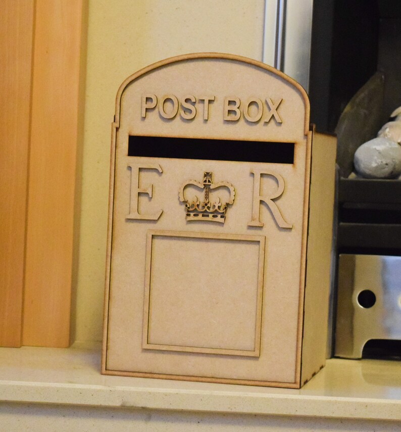 Wedding Post Box MDF Craft Kit Royal Mail Cards Post Box Etsy UK