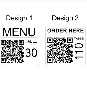 Código QR grabado con láser, Discos personalizados, Cuadrado de 50 mm, Mesa, Etiquetas, Taquilla, Restaurante, Discotecas imagen 3