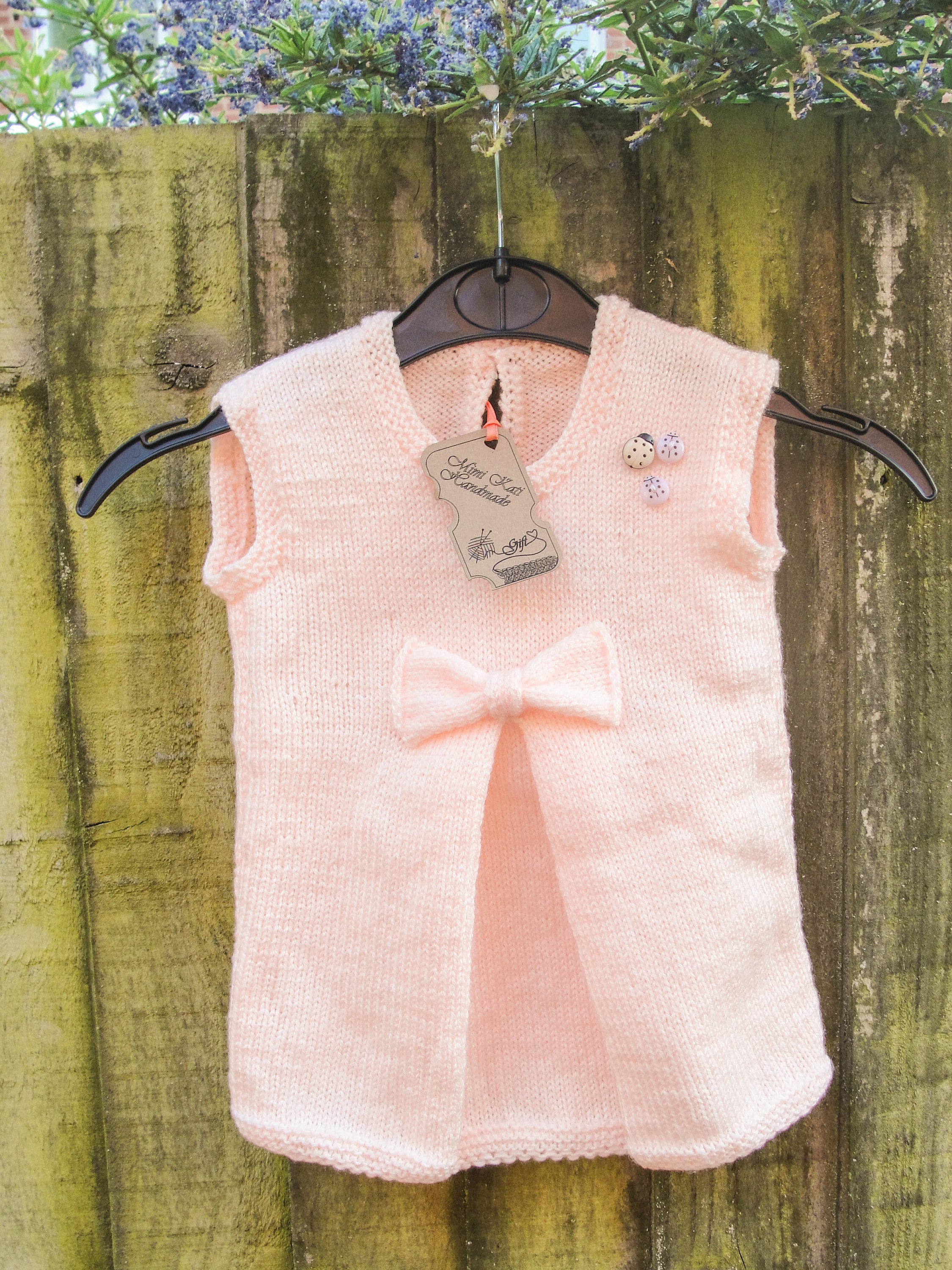 Hand Knitted Baby Dress Modern Baby Dress Stylish Etsy UK