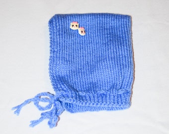 Handgebreide babymutsje, babymutsje voor meisjes, babymutsje, handgemaakte babymutsje, kraamcadeau, pasgeboren babymutsje, 0-6 maanden, premium acrylgaren