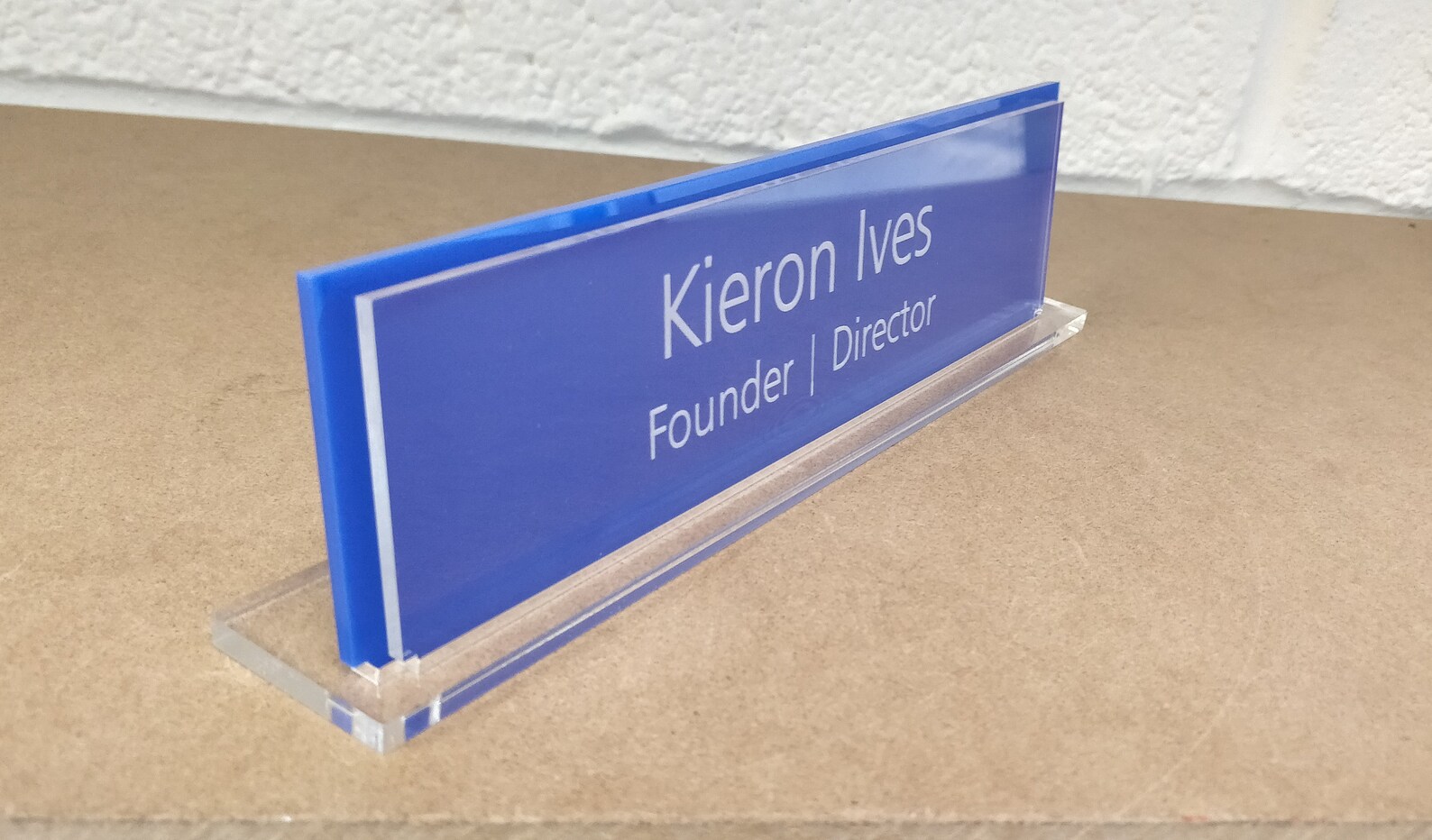 Executive Personalised Desk Name Plate Custom Engraved Sign Etsy UK