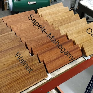 Solid Wood Blank, Solid Wood Base, Solid Wooden Blocks, OAK, Walnut, Sapele (Mahogany substitute), Cherry, Acacia