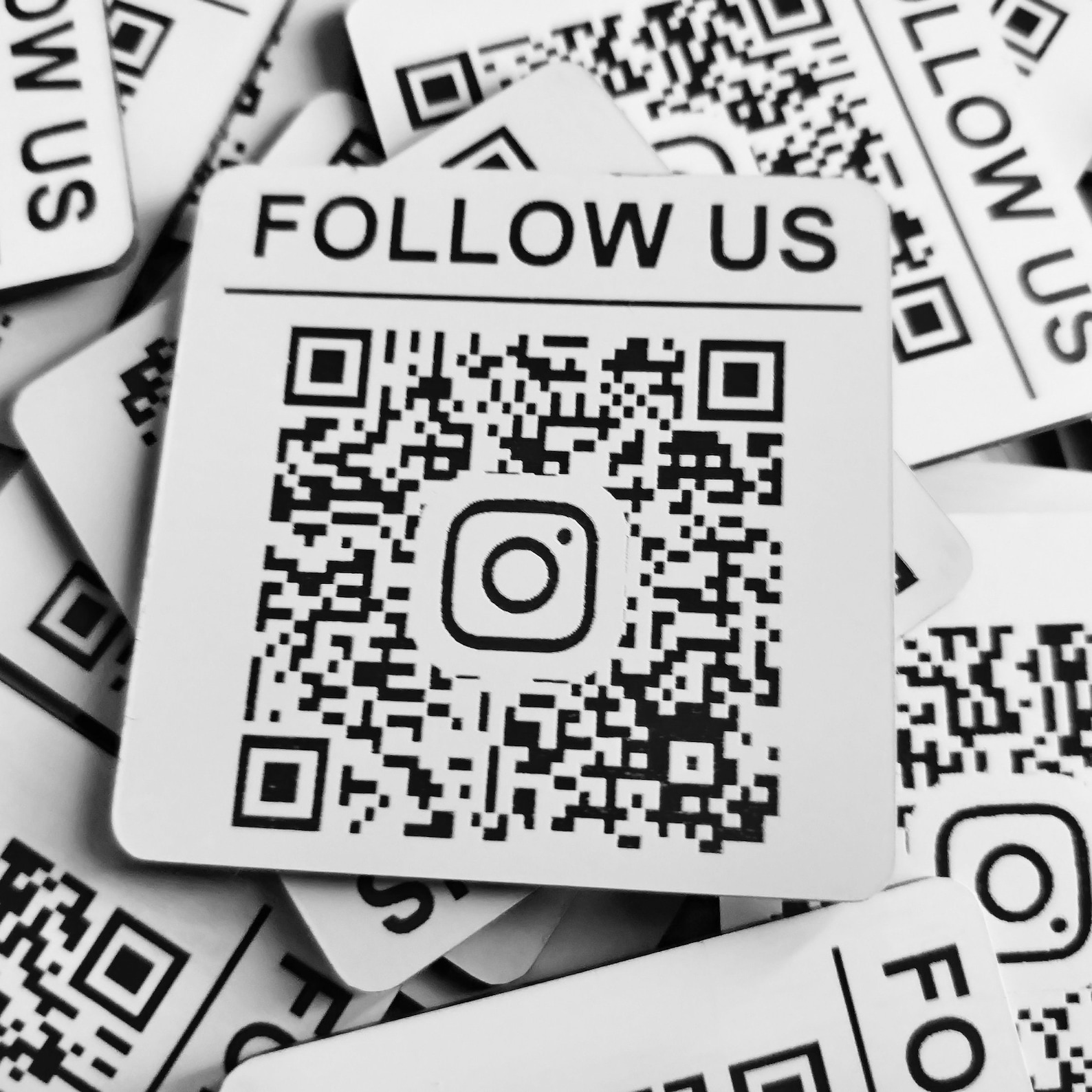 Laser Engraved QR Code Custom Discs 50 Mm Square Table Etsy
