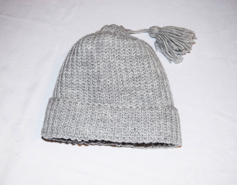 Girls Grey Premium Acrylic Yarn Toddler Size 6 Birth gift Gift Hand knitted Hat and Scarf Infant Children/'s fashion