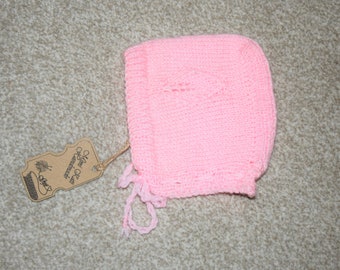 Handgebreide babymutsje, babymutsje voor meisjes, babymutsje, handgemaakte babymutsje, kraamcadeau, pasgeboren babymutsje, 0-6 maanden, premium acrylgaren