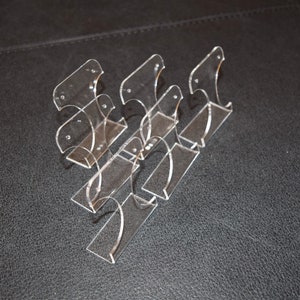 Acrylic Earring Stand, Earring Holder Acrylic,  Jewellery Display,  Jewellery Organizer, 2 Holes Pegboard, Clear Acrylic Jewelry Display