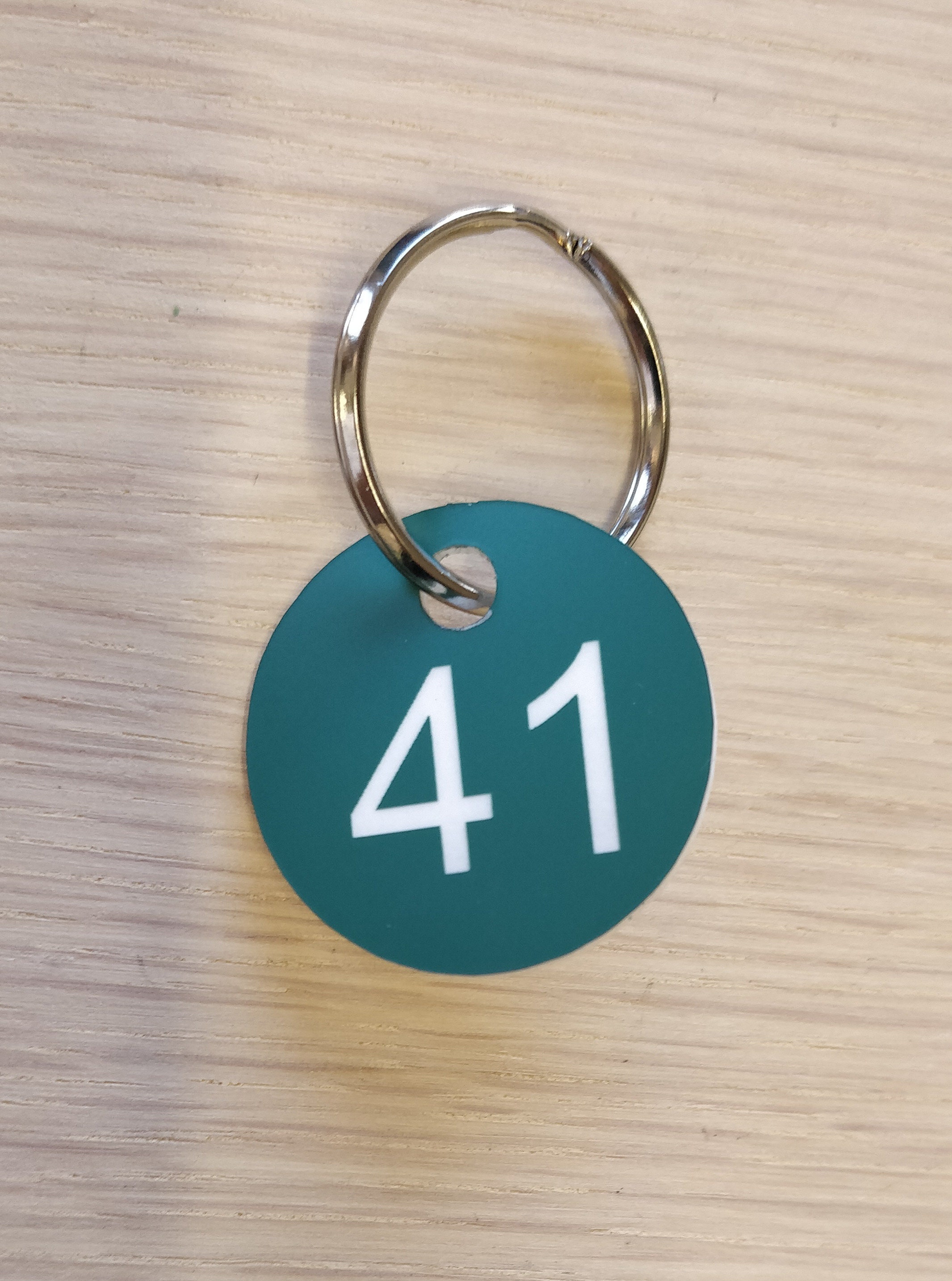 Numbered Key Tags: 30mm Plastic Keychains With Ring - Etsy Canada