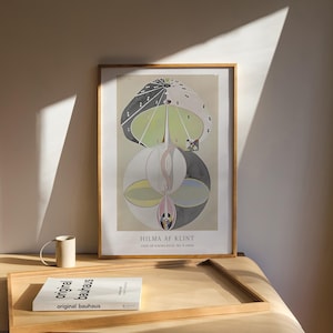 Hilma af Klint Print Tree of Knowledge No. 5 Exhibition Museum Poster Modern Gallery Decor Swedish Wall art Painting Abstract Geometric