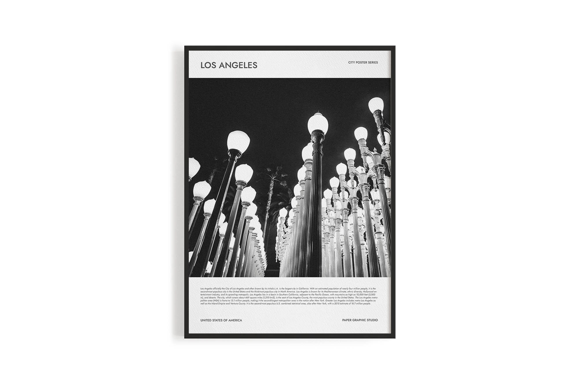 Los angeles print Los angeles wall art los angeles wall Etsy
