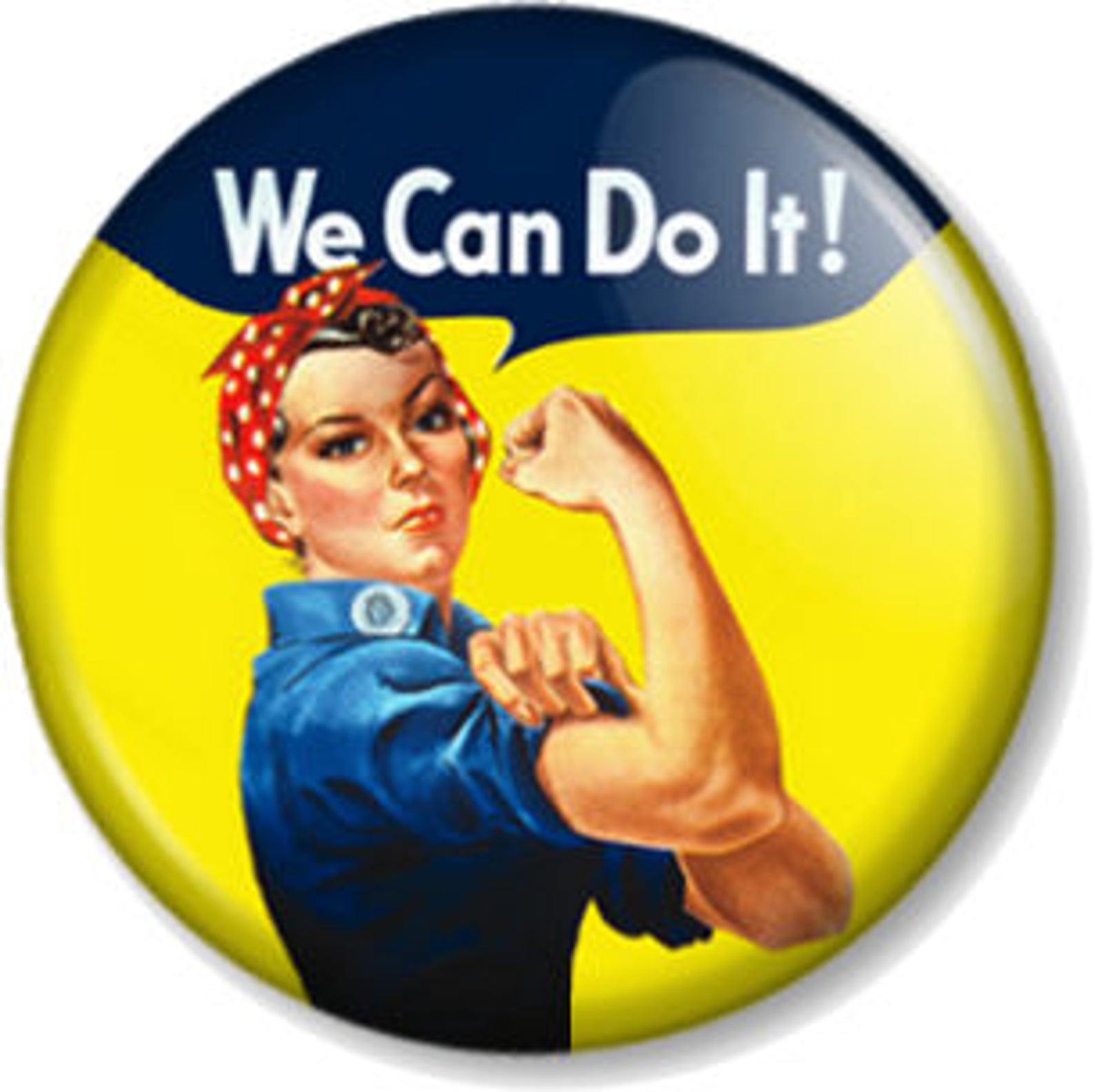 Rosie the Riveter 25mm / 1 1 Inch Pin Button Badges | Etsy