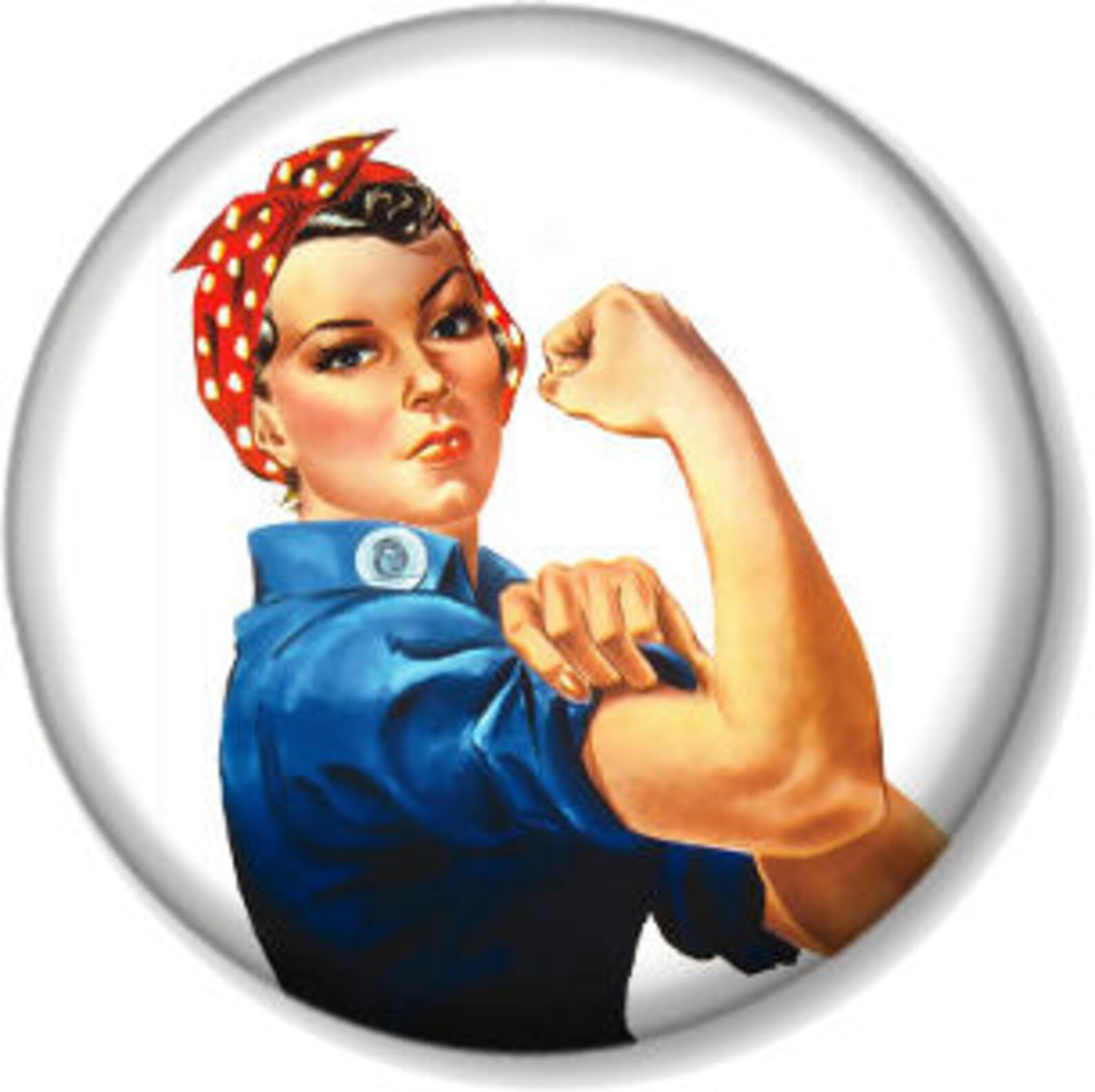 Rosie the Riveter 25mm / 1 1 Inch Pin Button Badges | Etsy