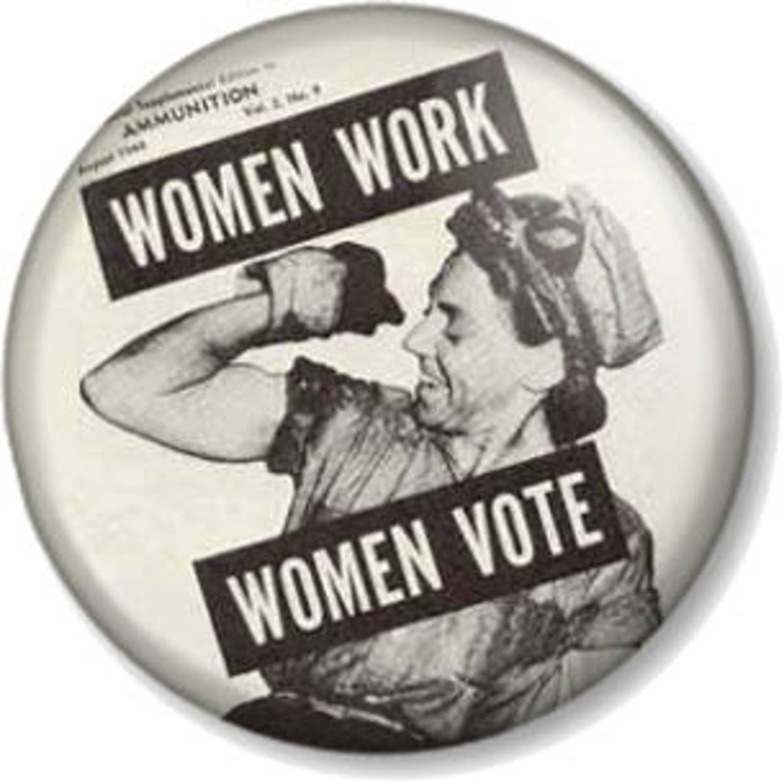 Rosie the Riveter 25mm / 1 1 Inch Pin Button Badges | Etsy