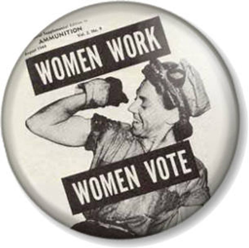 Rosie the Riveter 25mm / 1 1 Inch Pin Button Badges | Etsy
