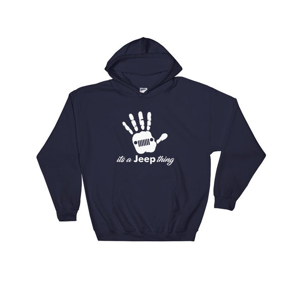 Adult Hoodie Black Hooded Sweatshirt It/'s a JEEP Thing