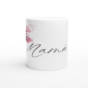 A cup for mom, white ceramic