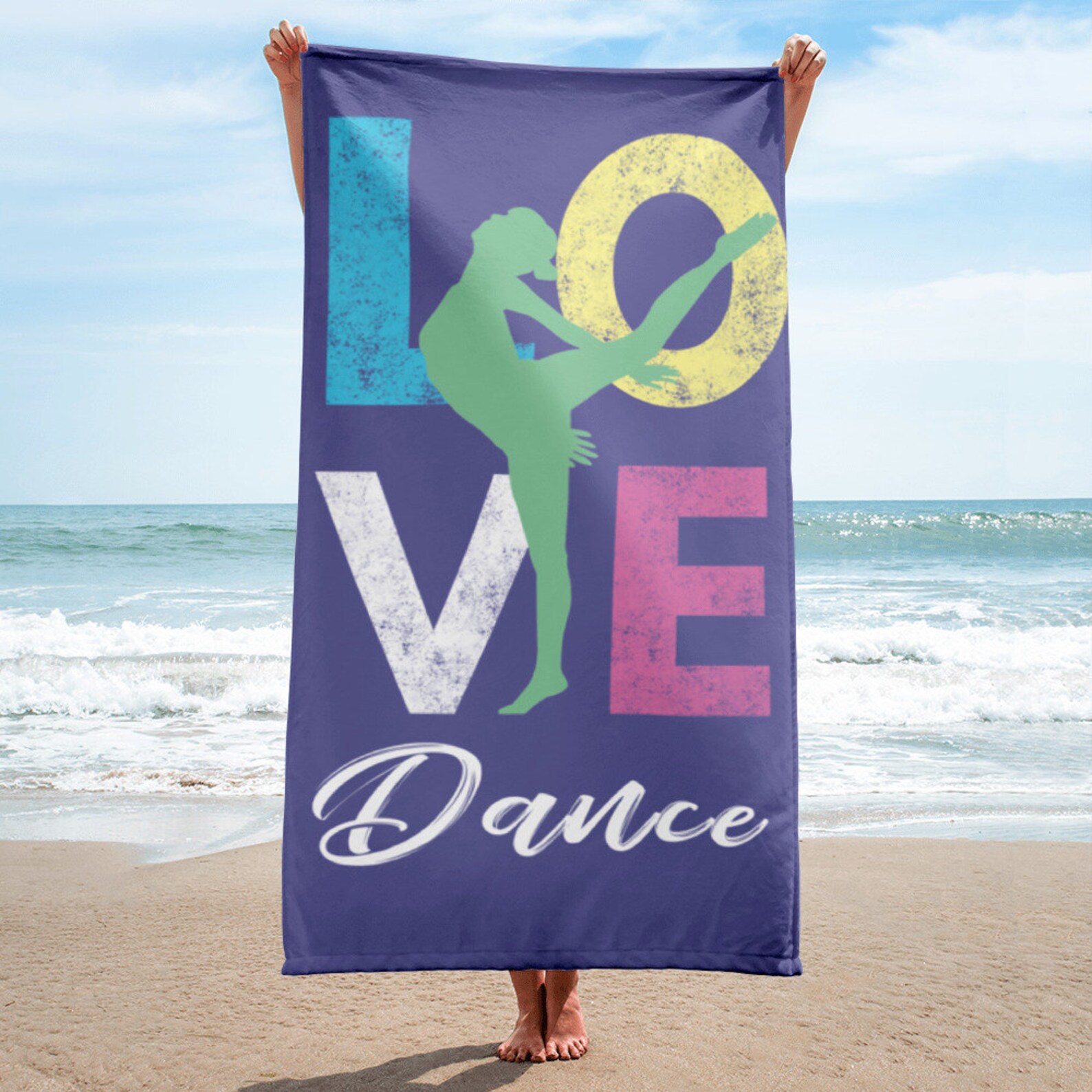 Dance Towel Dance Beach Towel Dancers towel Ballet Towel Etsy
