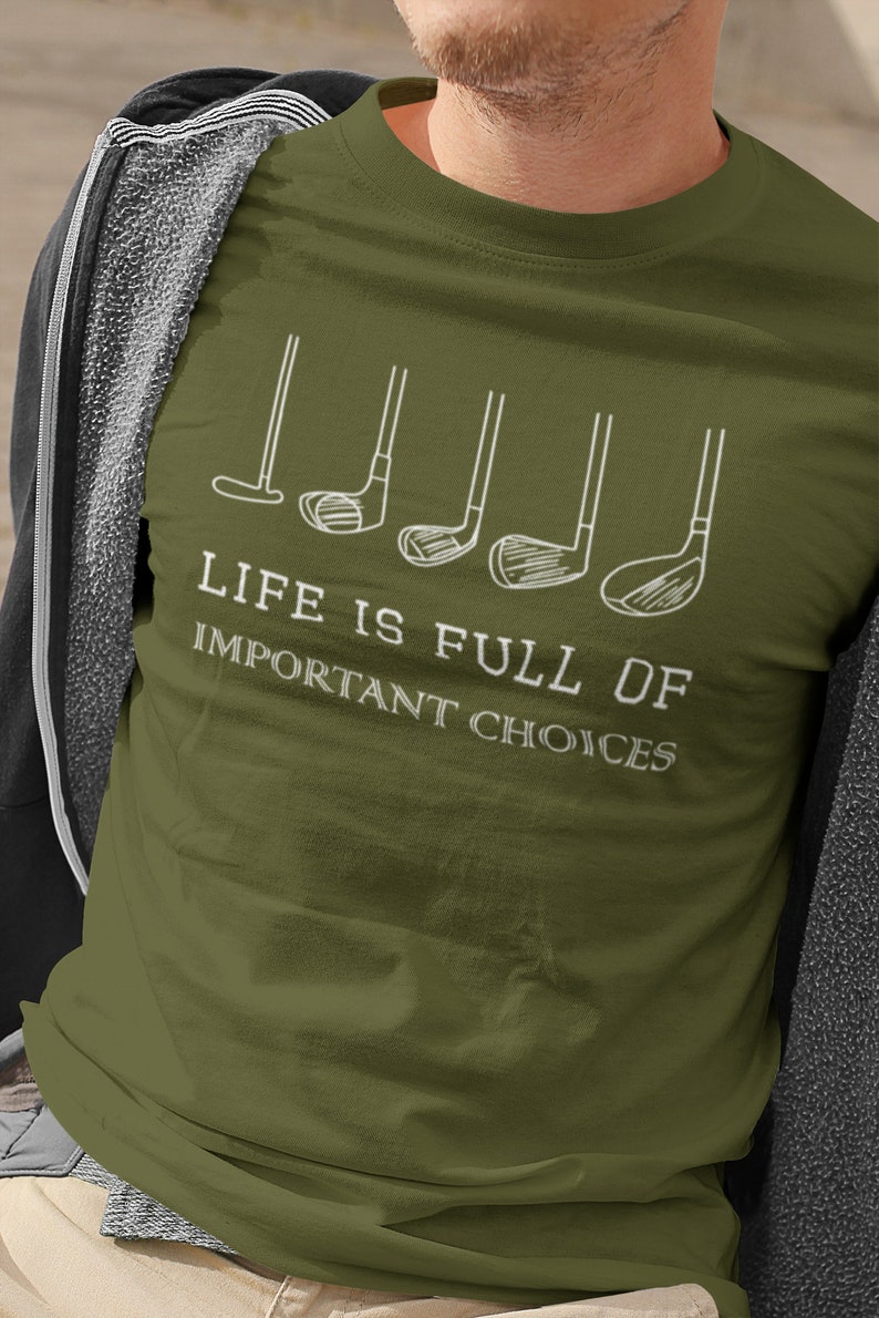Golf Shirt Golf Gift Shirt Funny Golf Shirt Golf Clubs Etsy