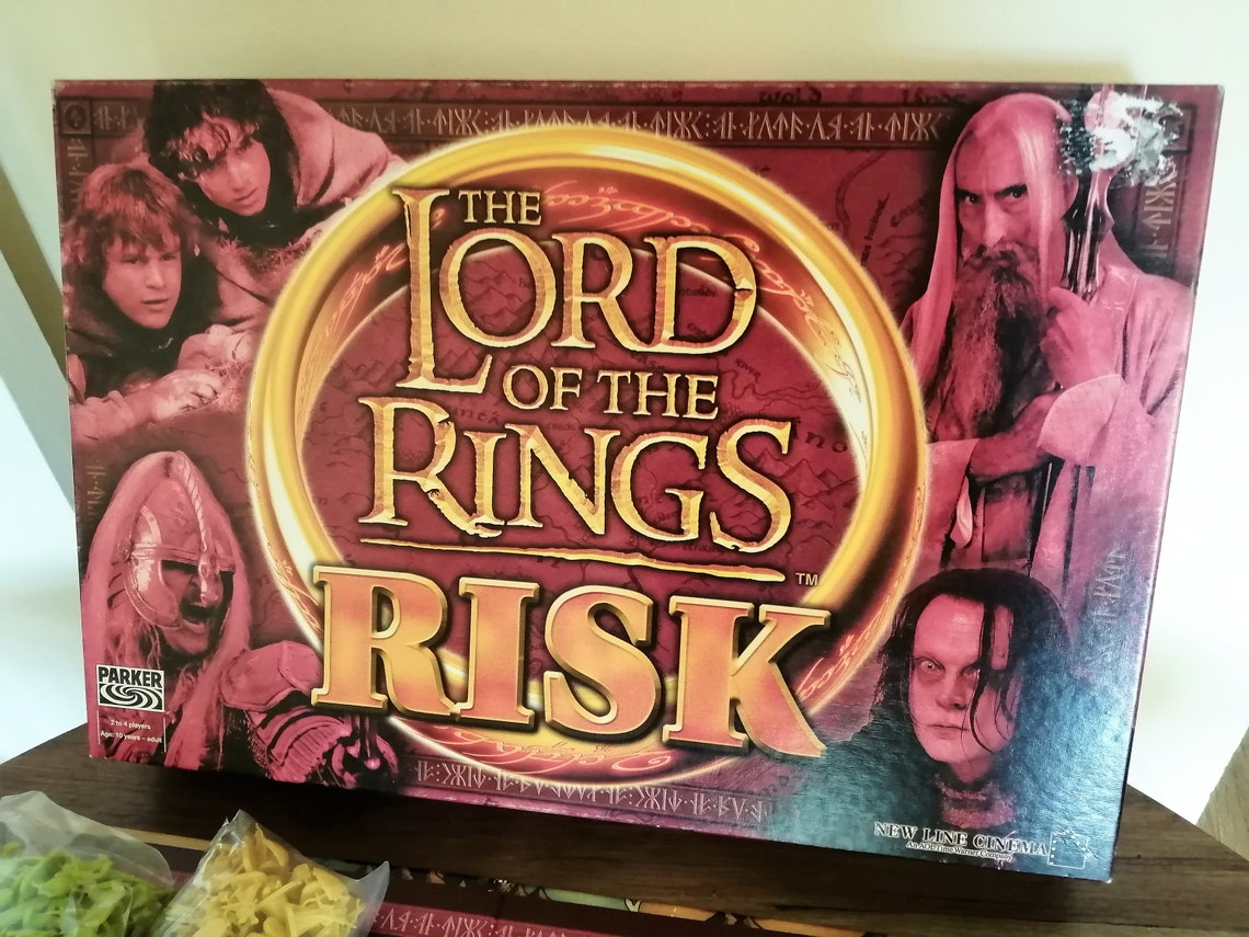 The Lord Of The Rings Risk Board Game 2002 By Parker. Checked Etsy