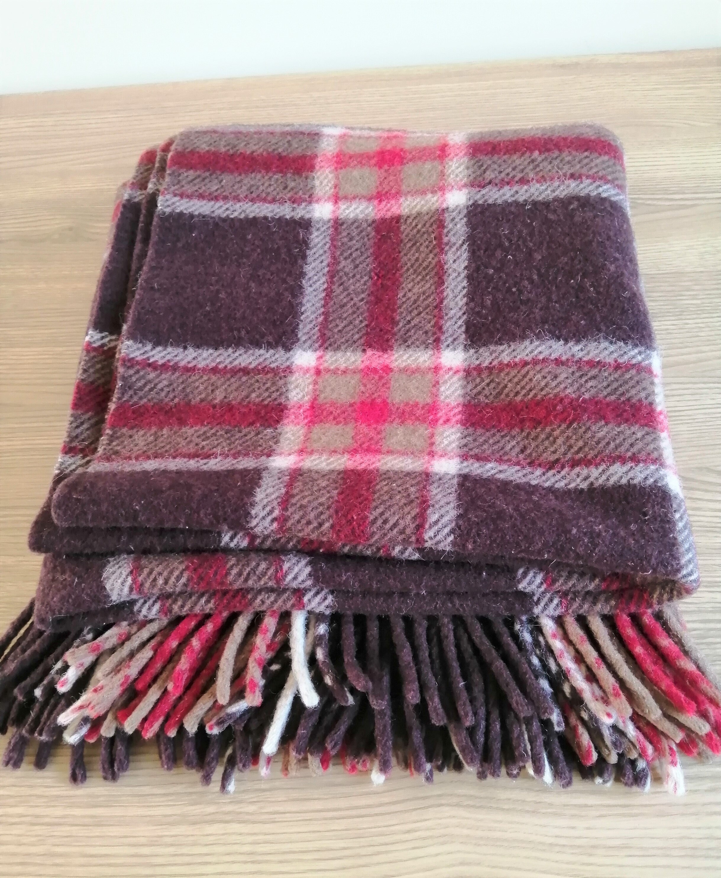 Vintage Travel Rug Blanket Plaid Tartan Wool KYNOCH Of Keith Etsy