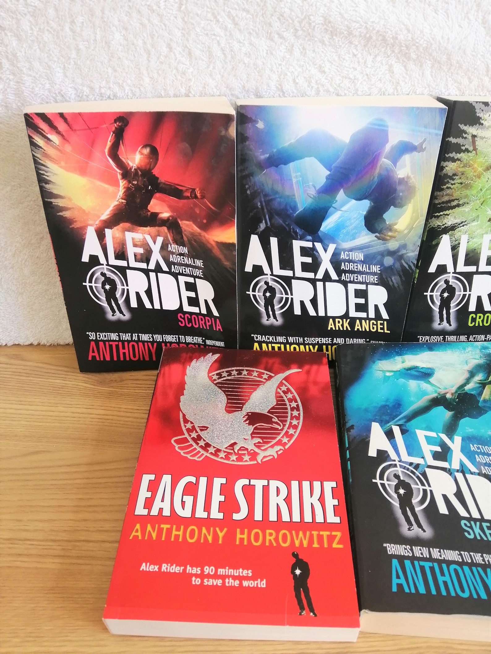 7 x ALEX RIDER Series Book By Anthony Horowitz Ark Angel Etsy
