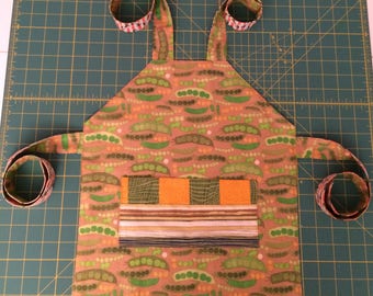 Peas and Carrots - Small Child's Apron