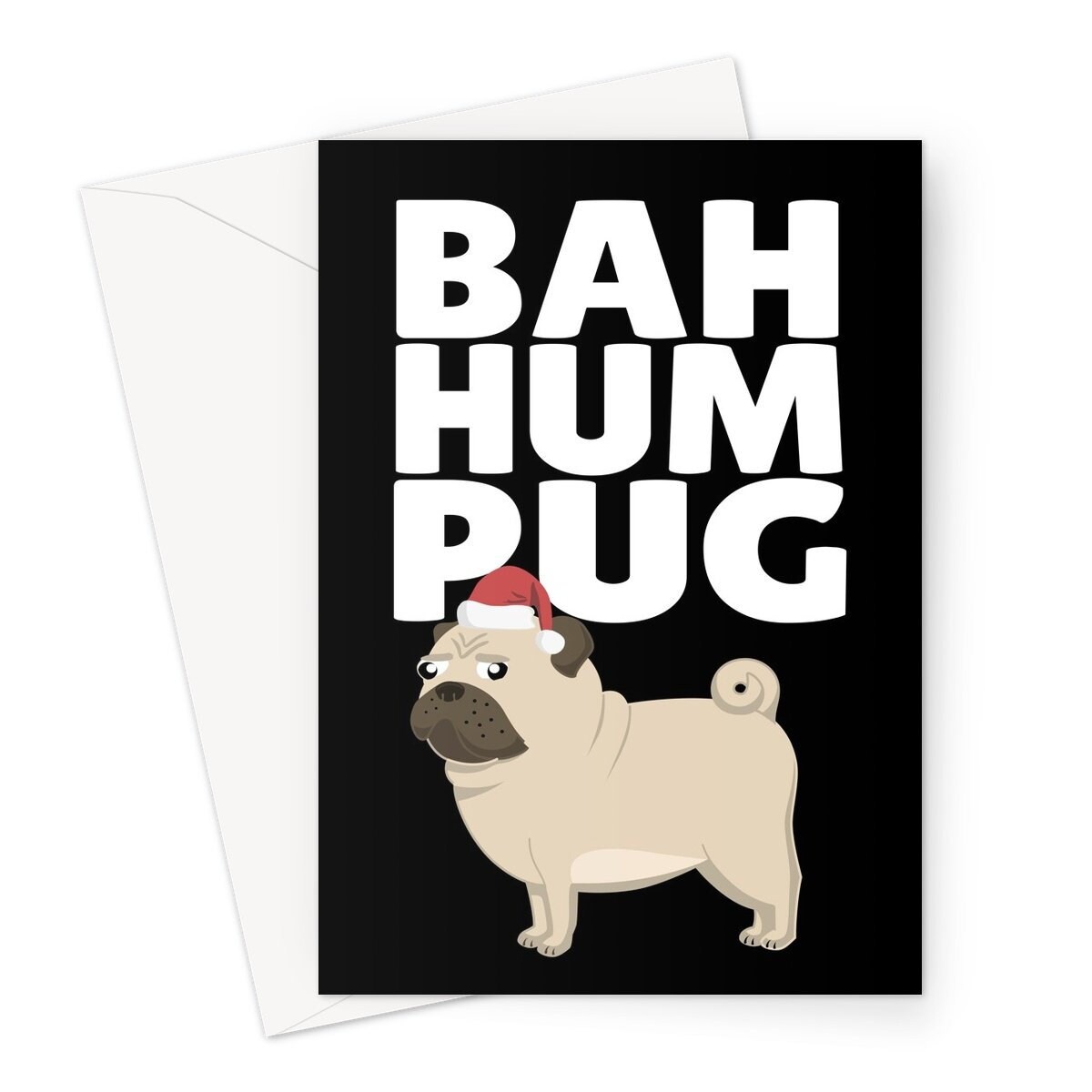 Bah hum shop pug slippers