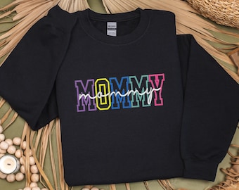 Moletom bordado MOMMY, presente