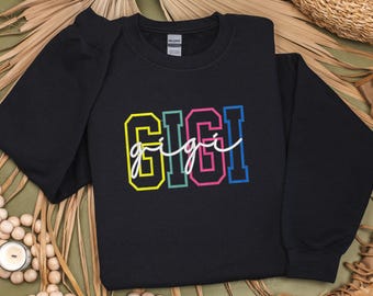 GIGI Embroidered Sweatshirt, Mothers Day Gift